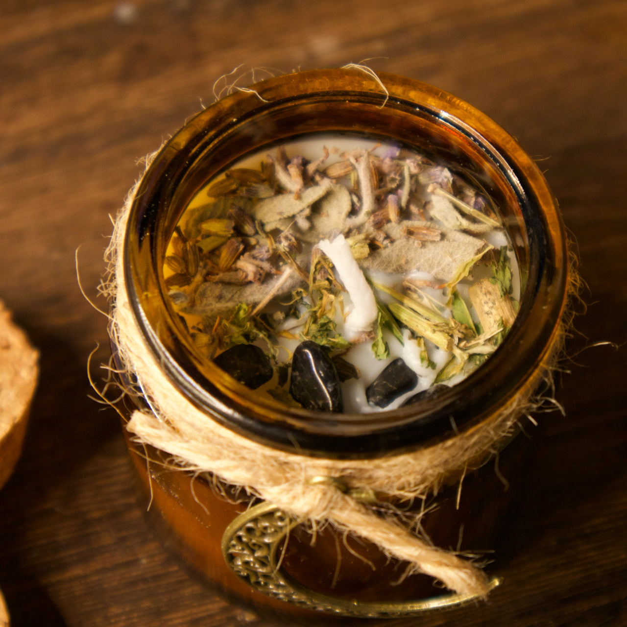 Plant handmade herbs, aromatherapy magic, crystal essential oils, candles