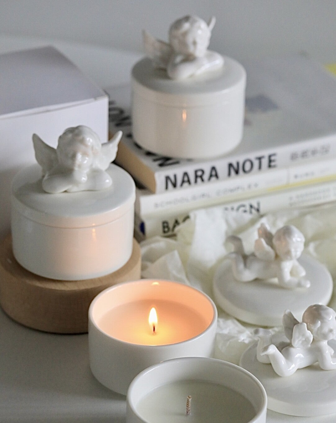 The choice of natural healing, the dance of angels in candlelight