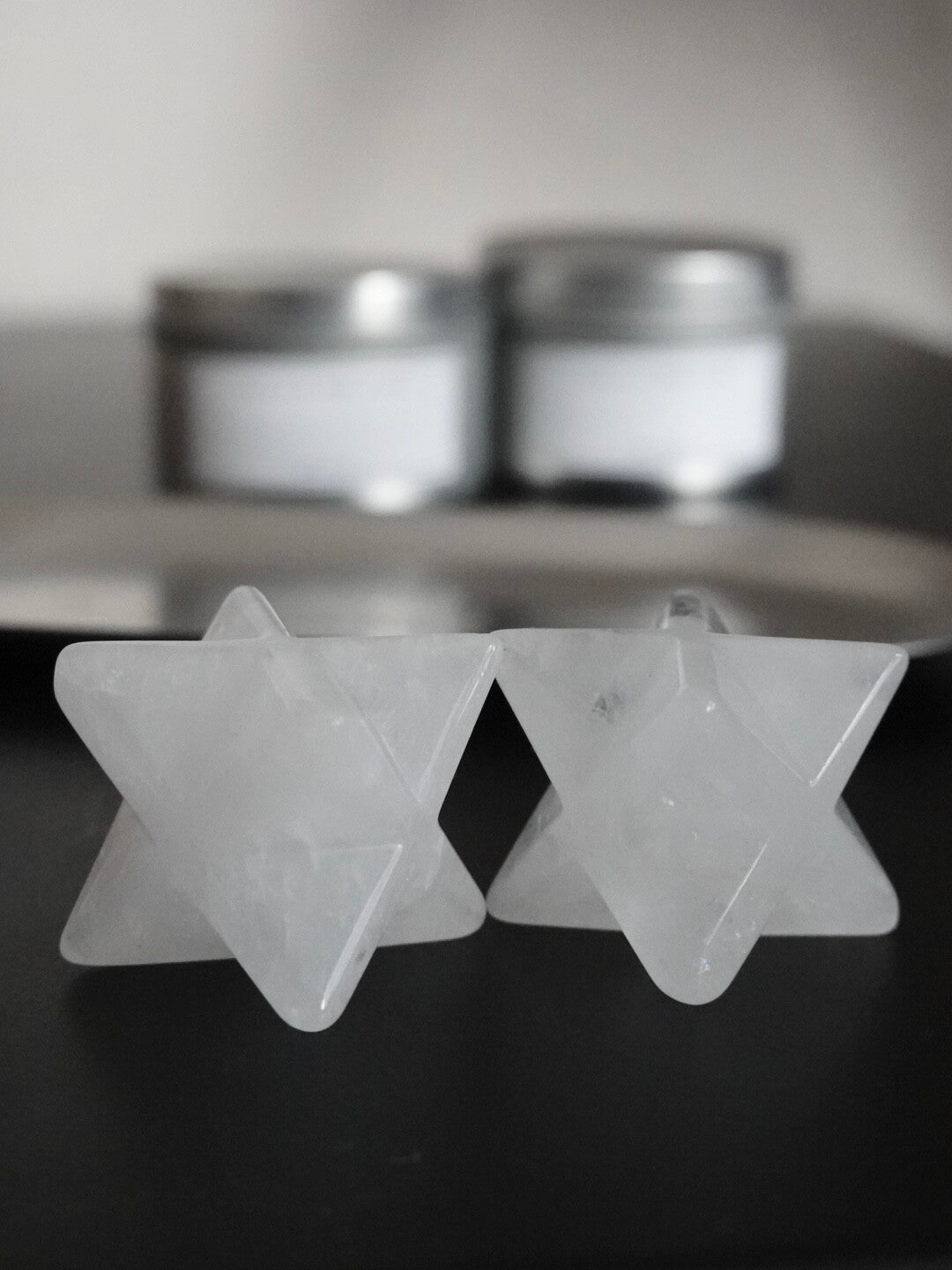 Energy Shield "White Crystal Melkaba Star Holy Crystal