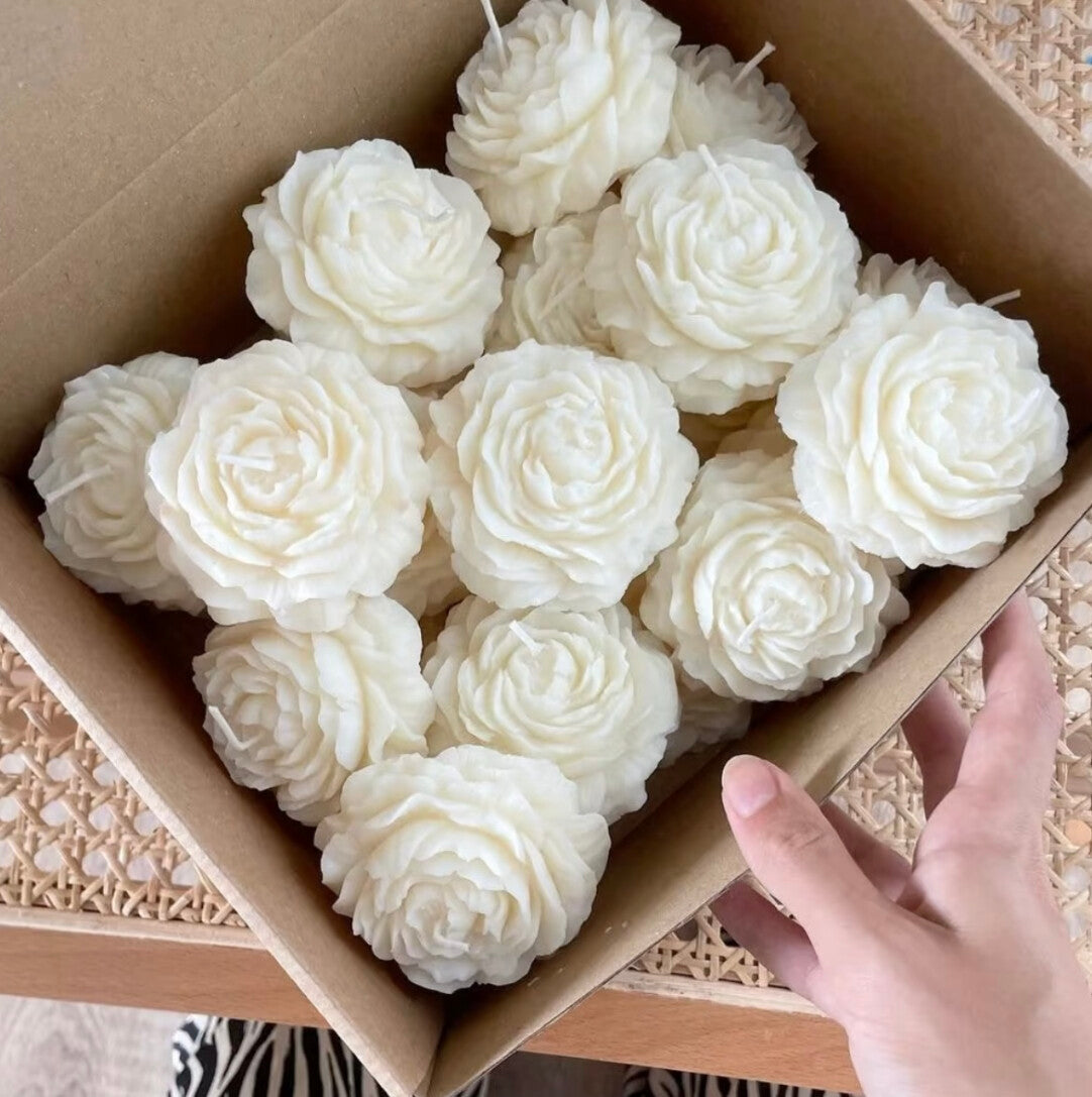 Camellia Hand made Essential Oil Healing Aromatherapy Candle