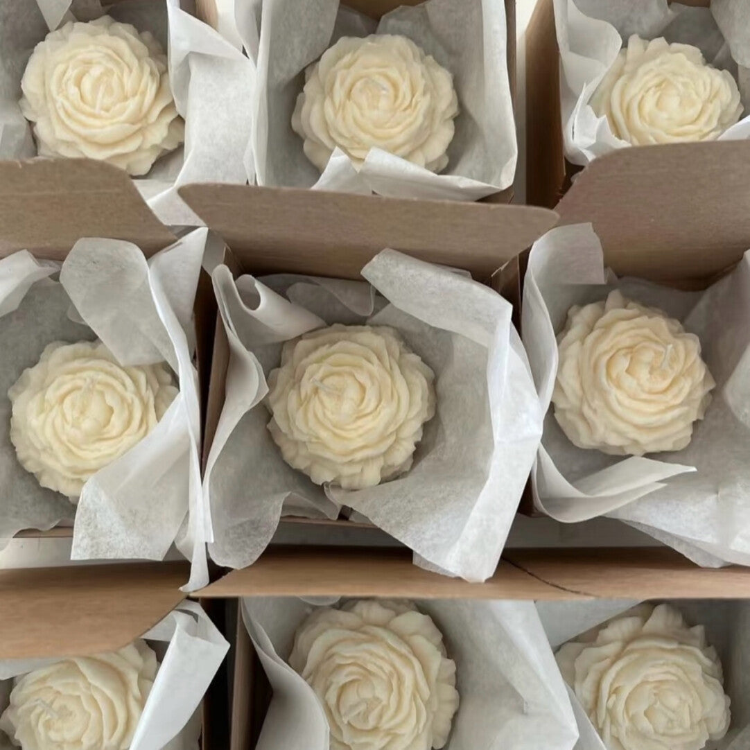 Camellia Hand made Essential Oil Healing Aromatherapy Candle