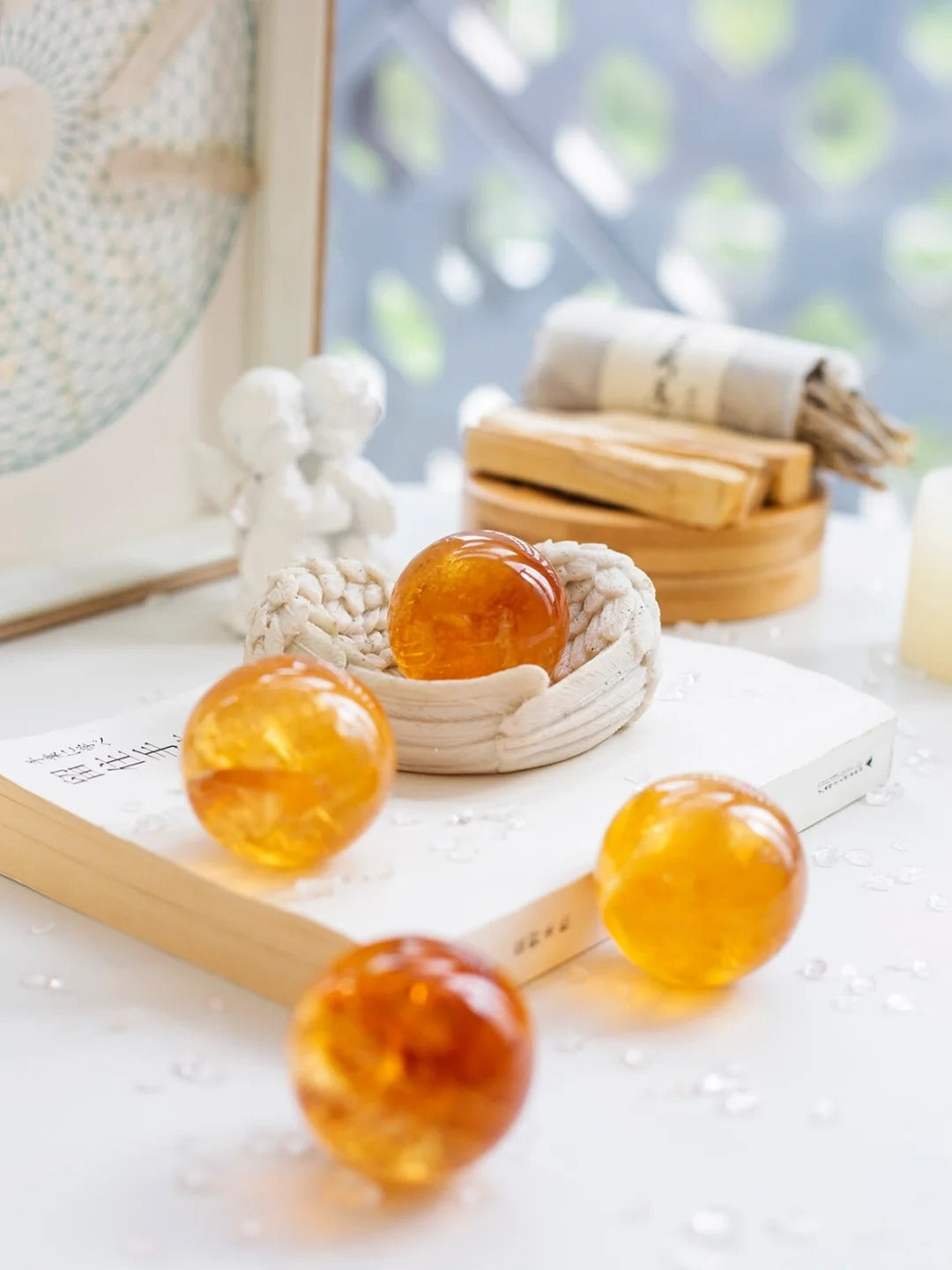 Link Wealth Energy | Natural topaz ball