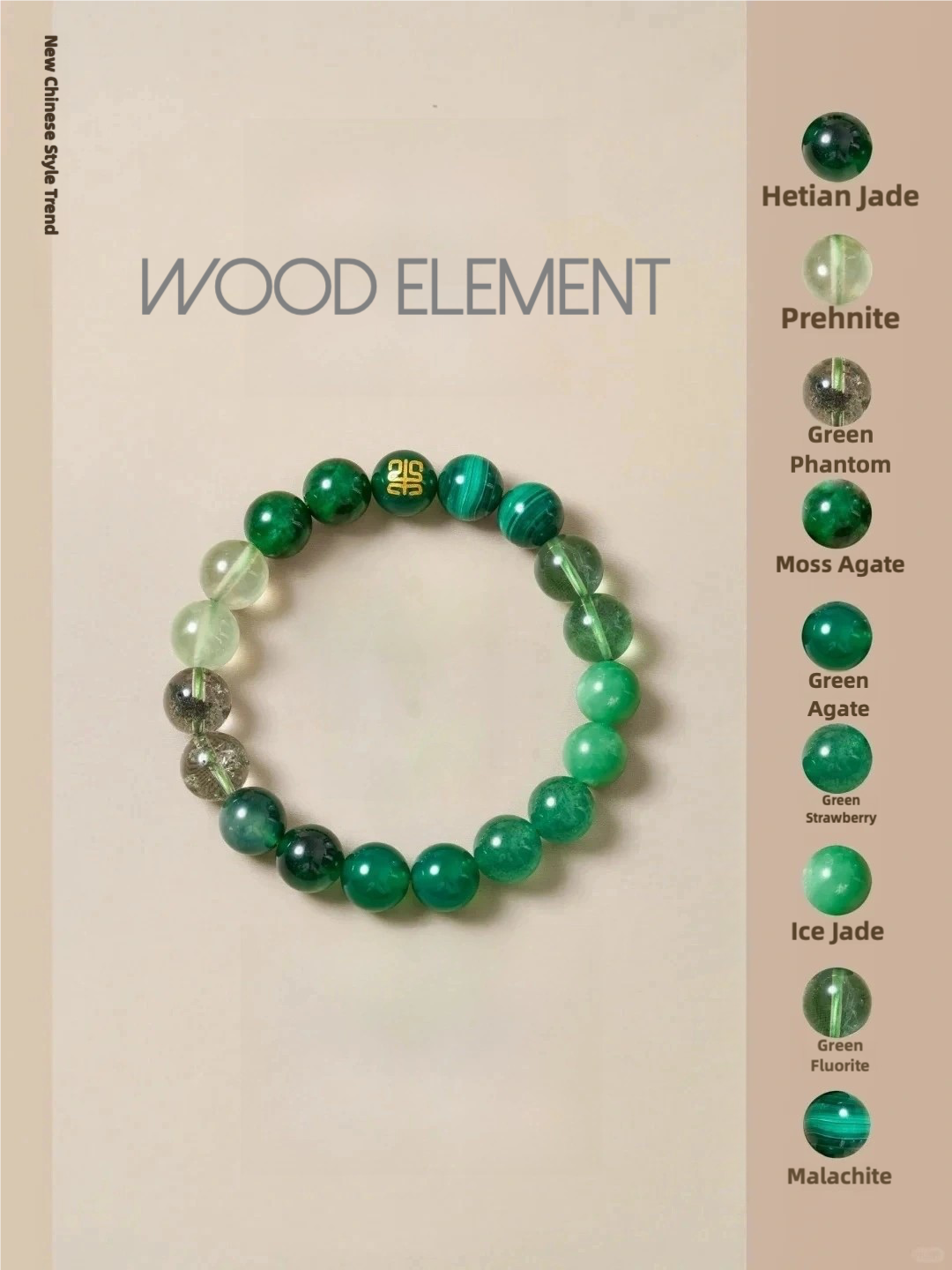 Harmony Flow Five-Elements Bracelet