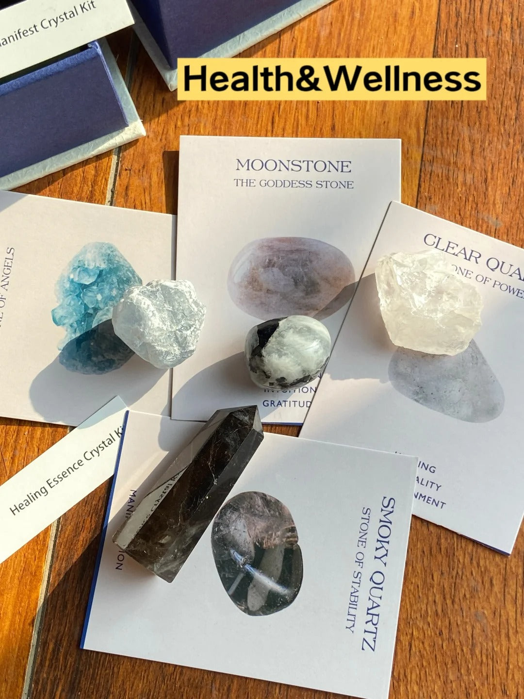 Crystal Raw Stone Energy set