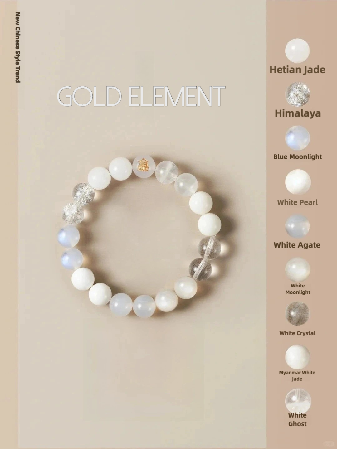 Harmony Flow Five-Elements Bracelet