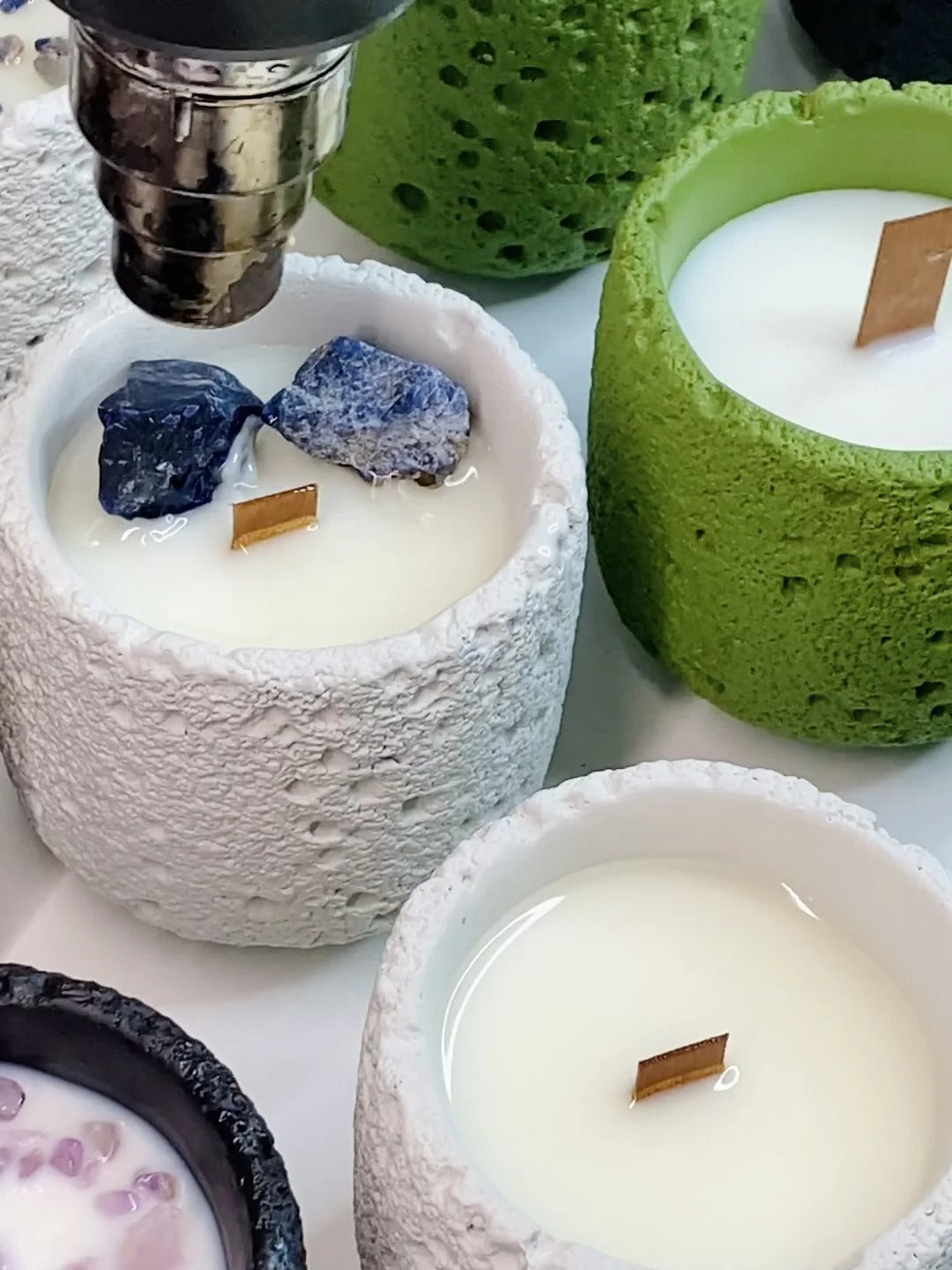 Ignite Your Inner Flame: Nine Purple Fire Energy Candles