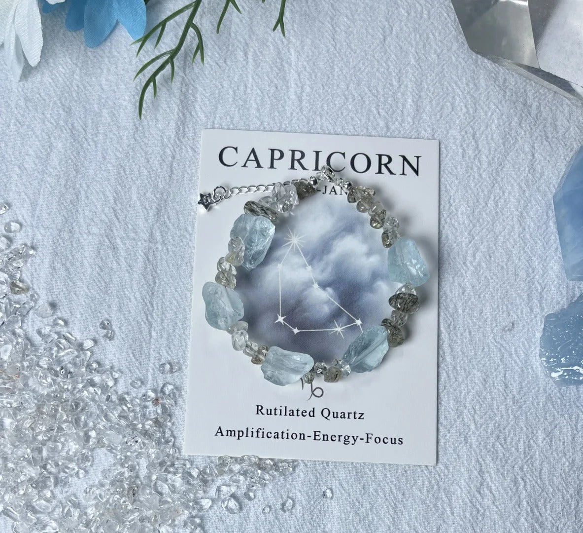 Unlock Your Cosmic Energy: 12 Zodiac Crystal Bracelets Collection