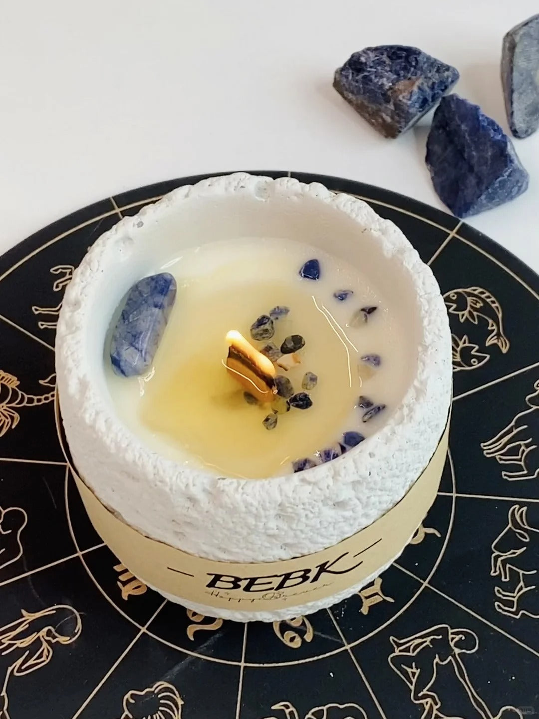 Ignite Your Inner Flame: Nine Purple Fire Energy Candles
