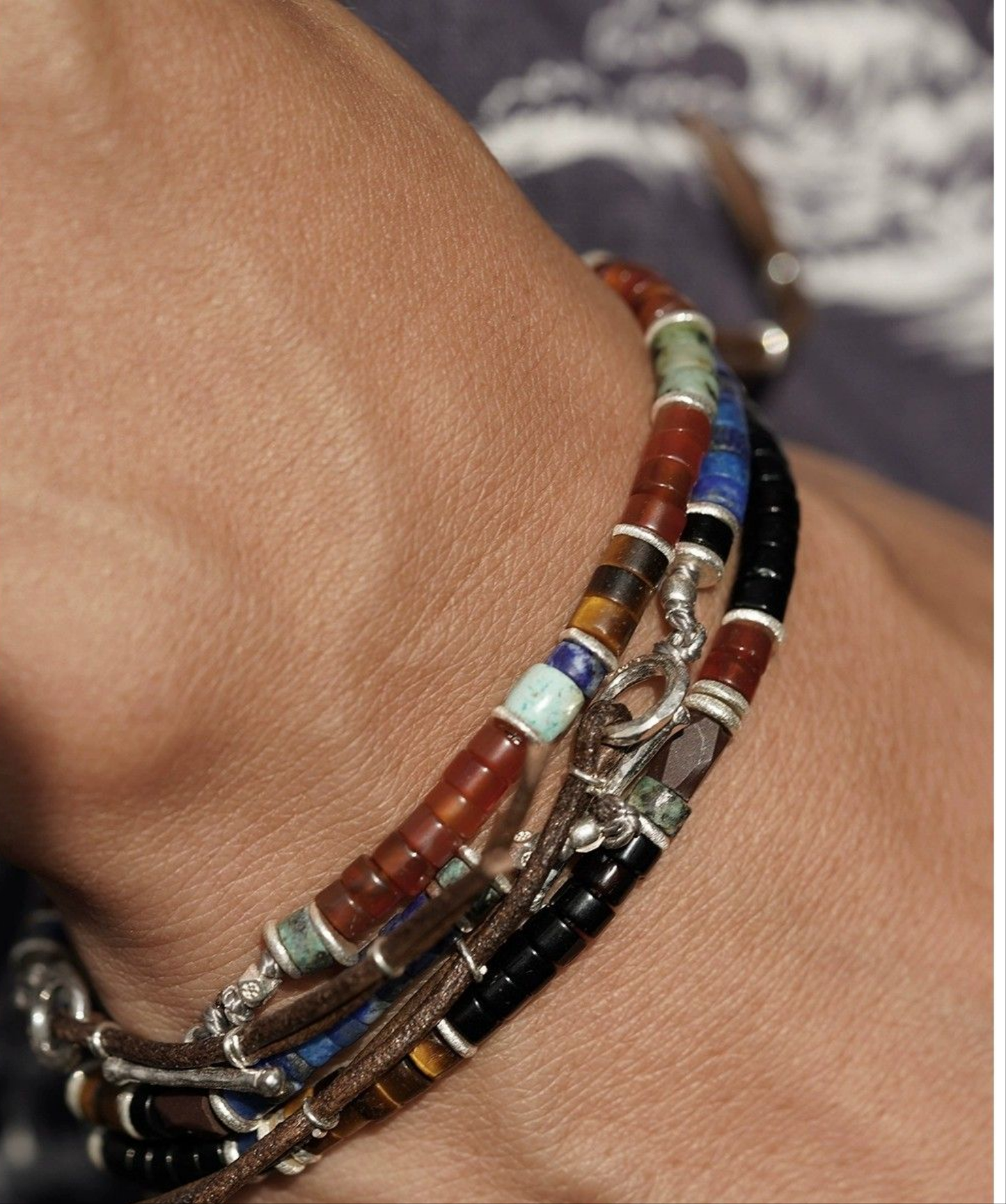 Five Elements Matte Silver Tiger's Eye Necklace - Fusion of Eastern Energy and Modern Aesthetics
