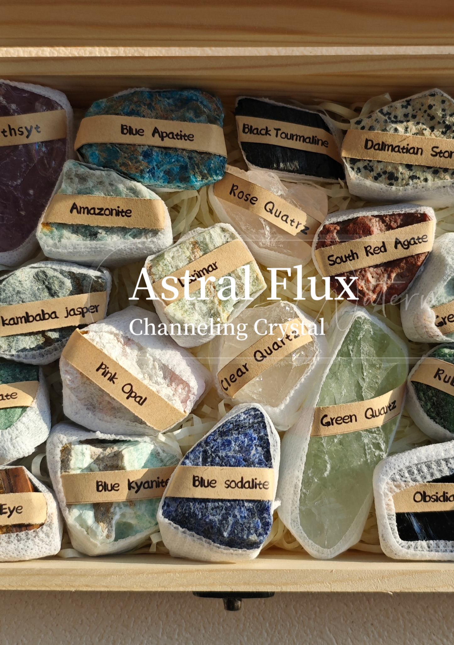 The Beauty of Precious Crystals: Natural Energy Crystal Wood Gift Box