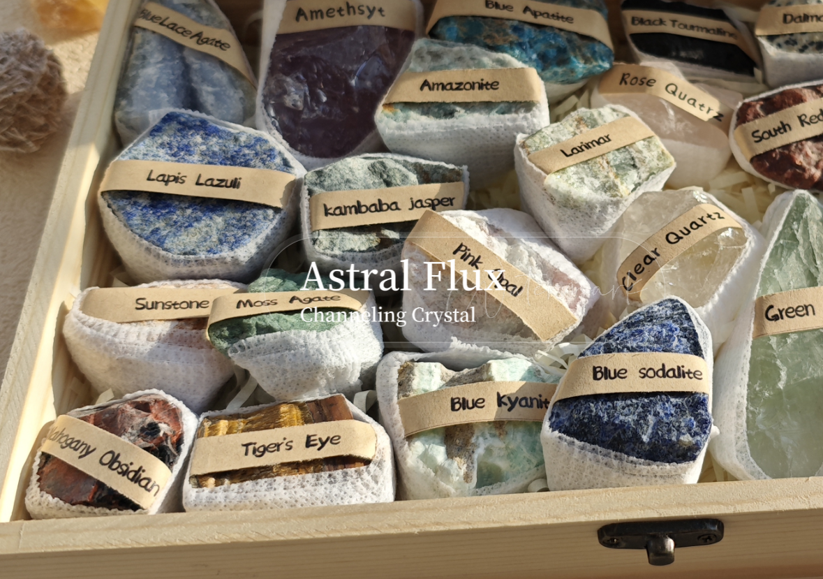 The Beauty of Precious Crystals: Natural Energy Crystal Wood Gift Box