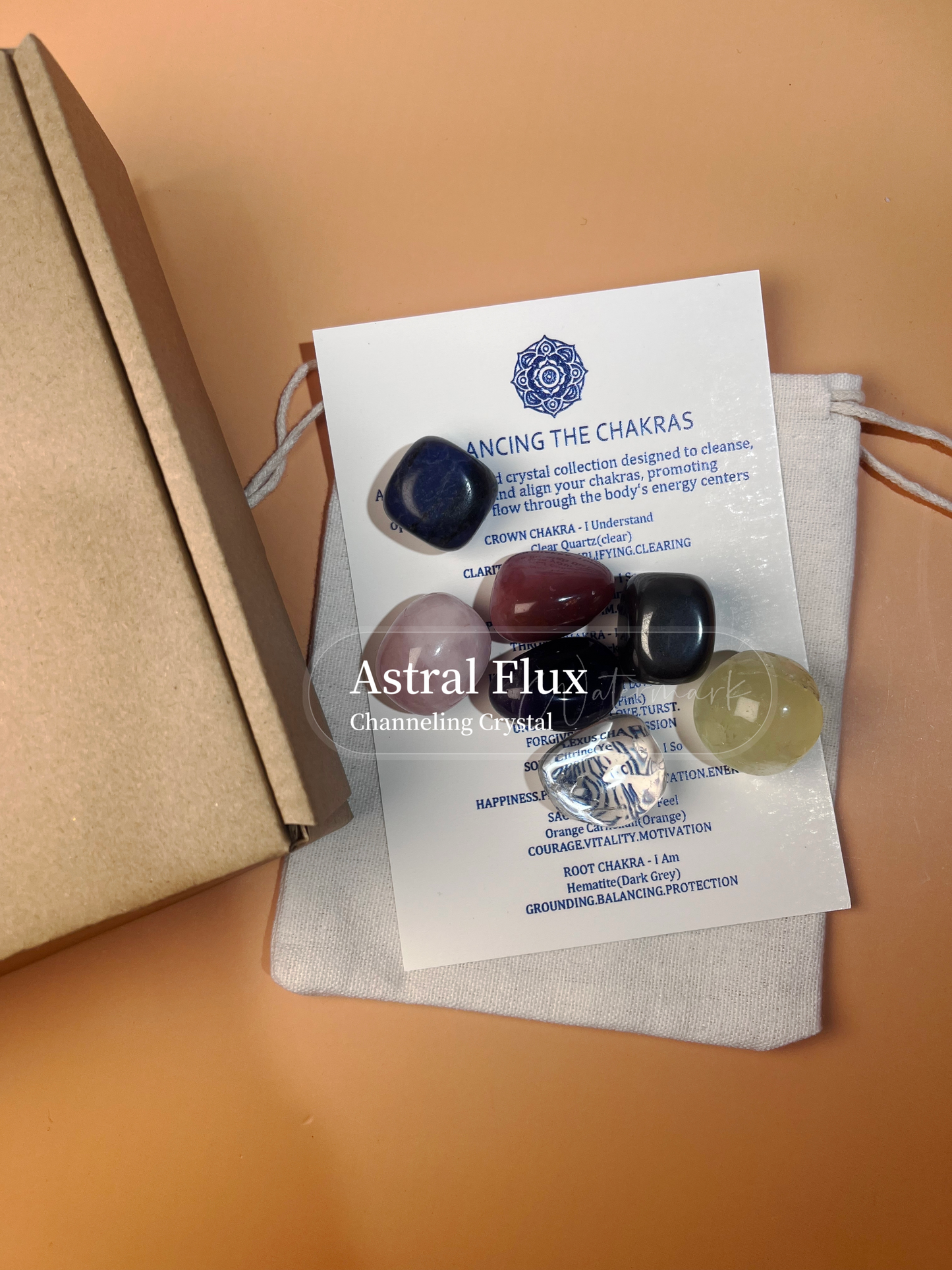 Seven Chakra Energy Healing Crystal Set