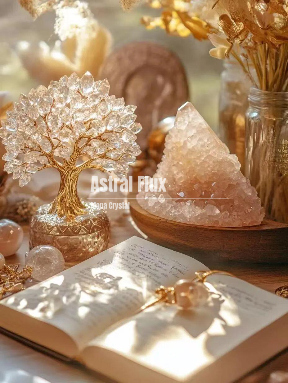 Yellow Crystal Energy Wealth Tree