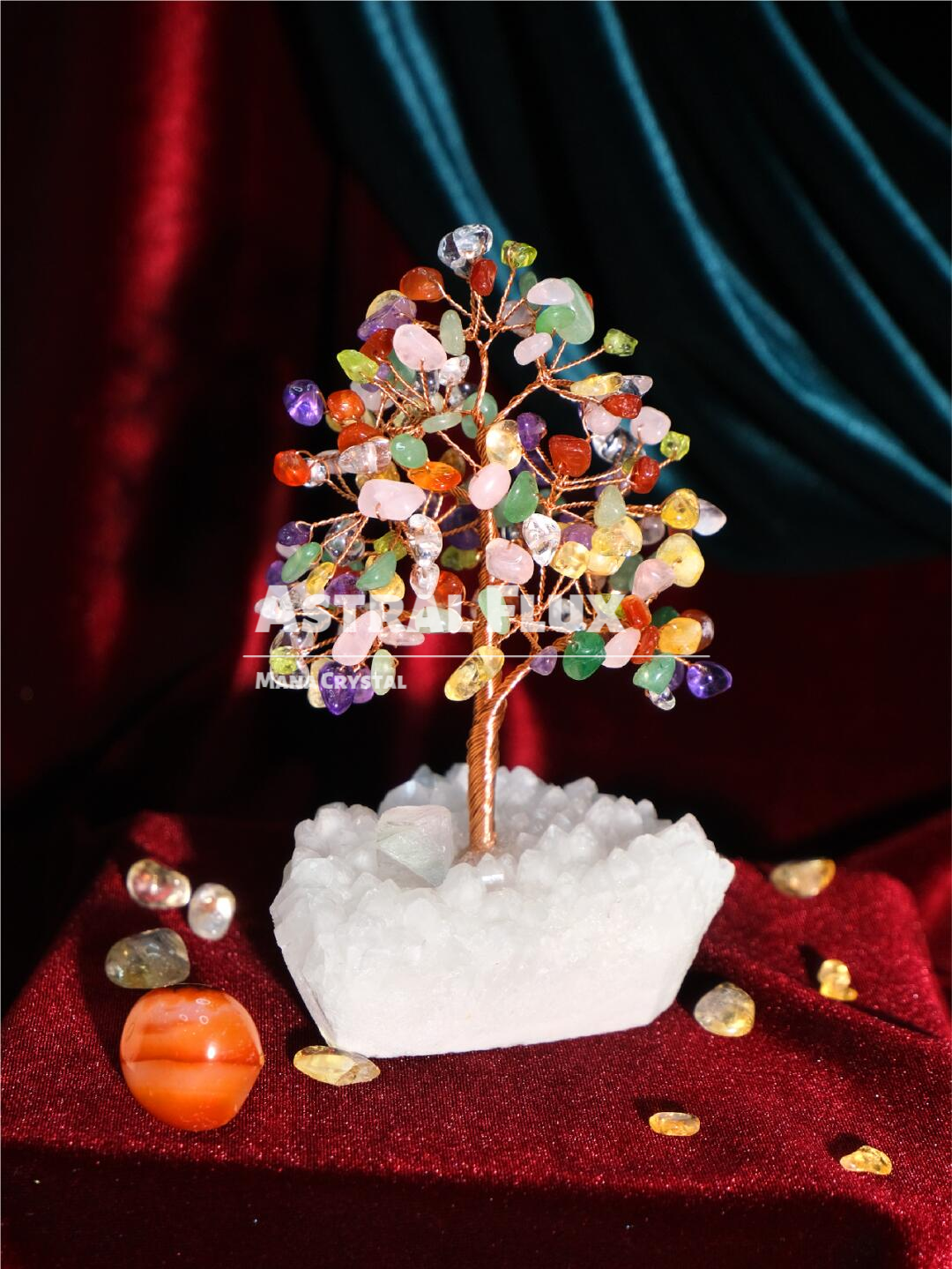Five Elements Energy Crystal Tree Ornament