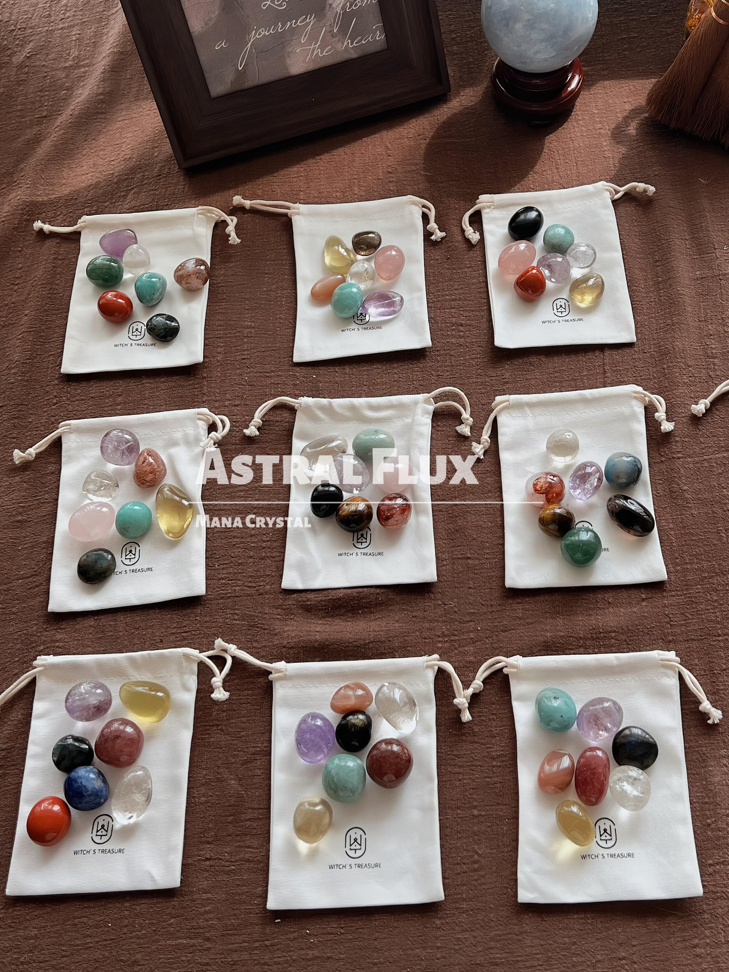 Chakra Palm Healing Stone