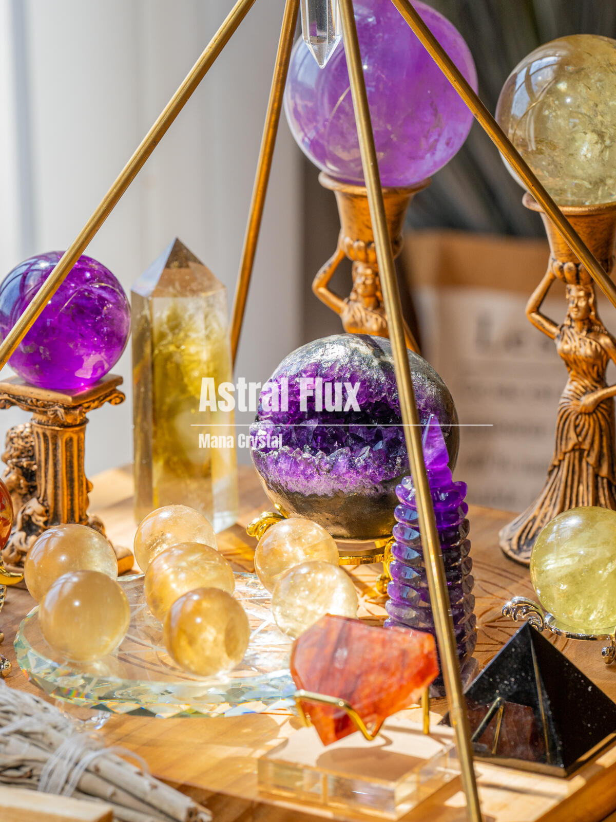 【Cosmic Dual-Frequency Resonance · Wealth Energy Matrix】
Customized Crystal Pyramid Array – Unlock Your Galactic Fortune Code