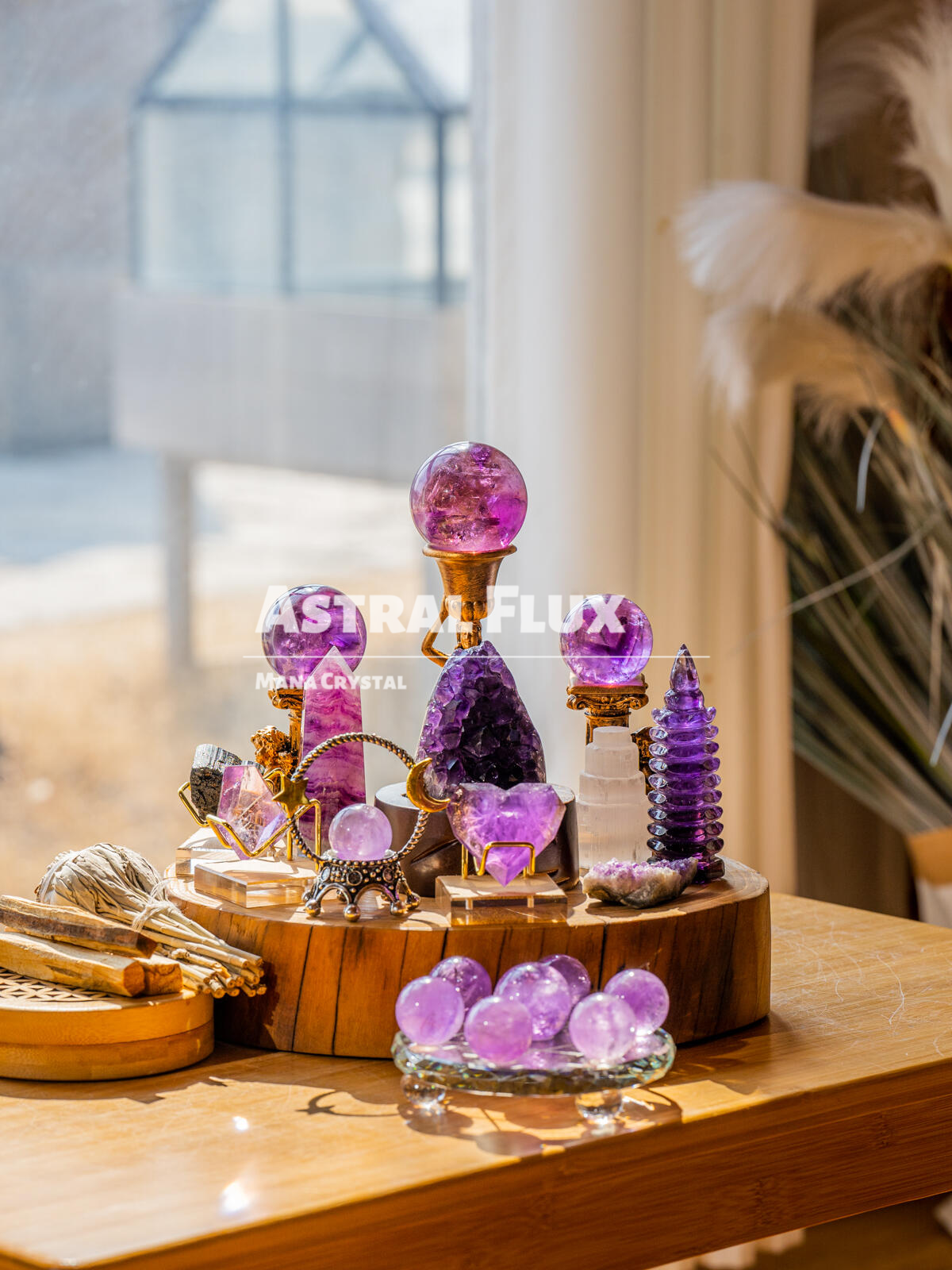 【Cosmic Dual-Frequency Resonance · Wealth Energy Matrix】
Customized Crystal Pyramid Array – Unlock Your Galactic Fortune Code