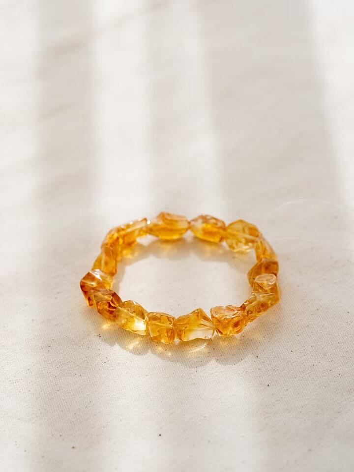 Brazilian citrine random bracelet