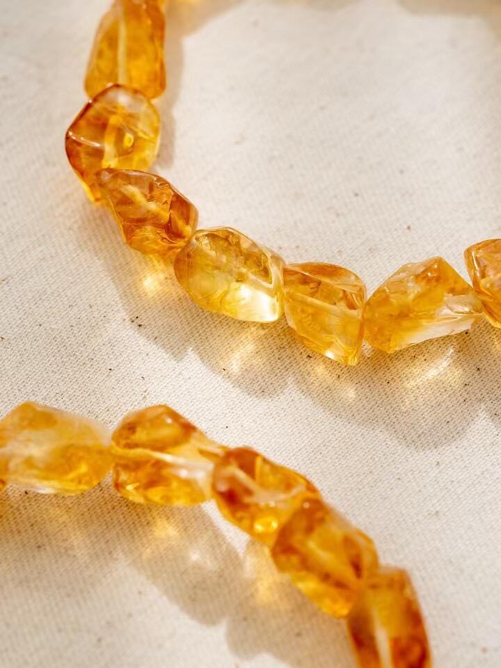 Brazilian citrine random bracelet