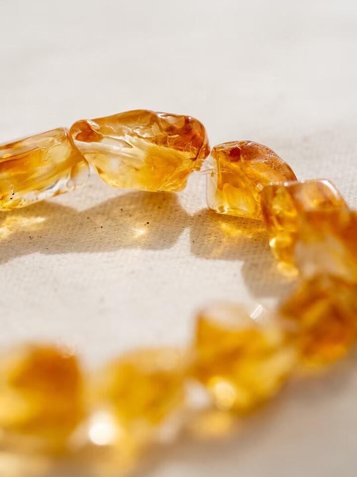 Brazilian citrine random bracelet