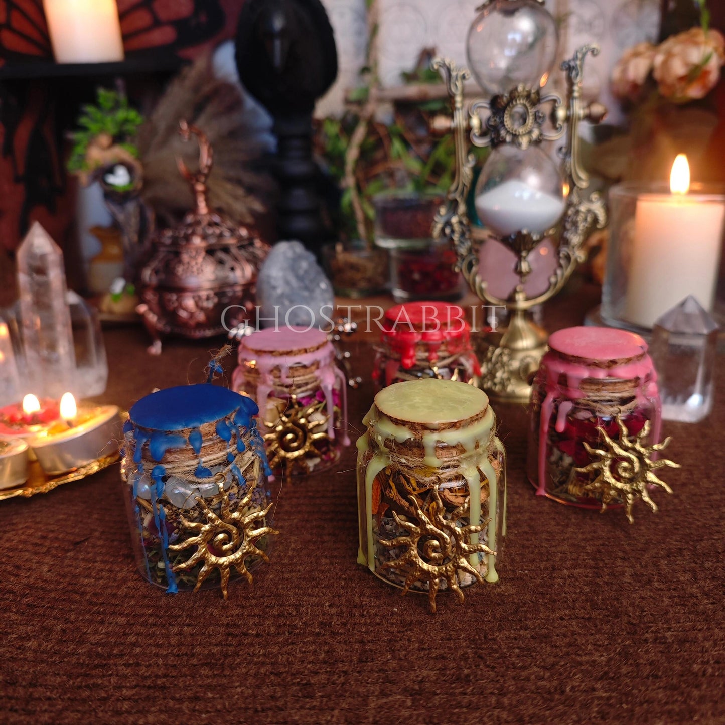 Handmade herbal energy bottle