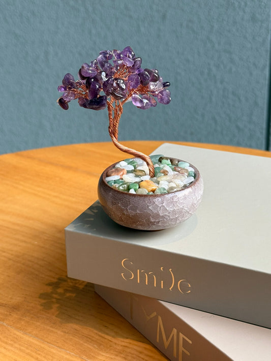 5Nine Purple Money Tree: Eternal Abundance Meets Luxurious Elegance