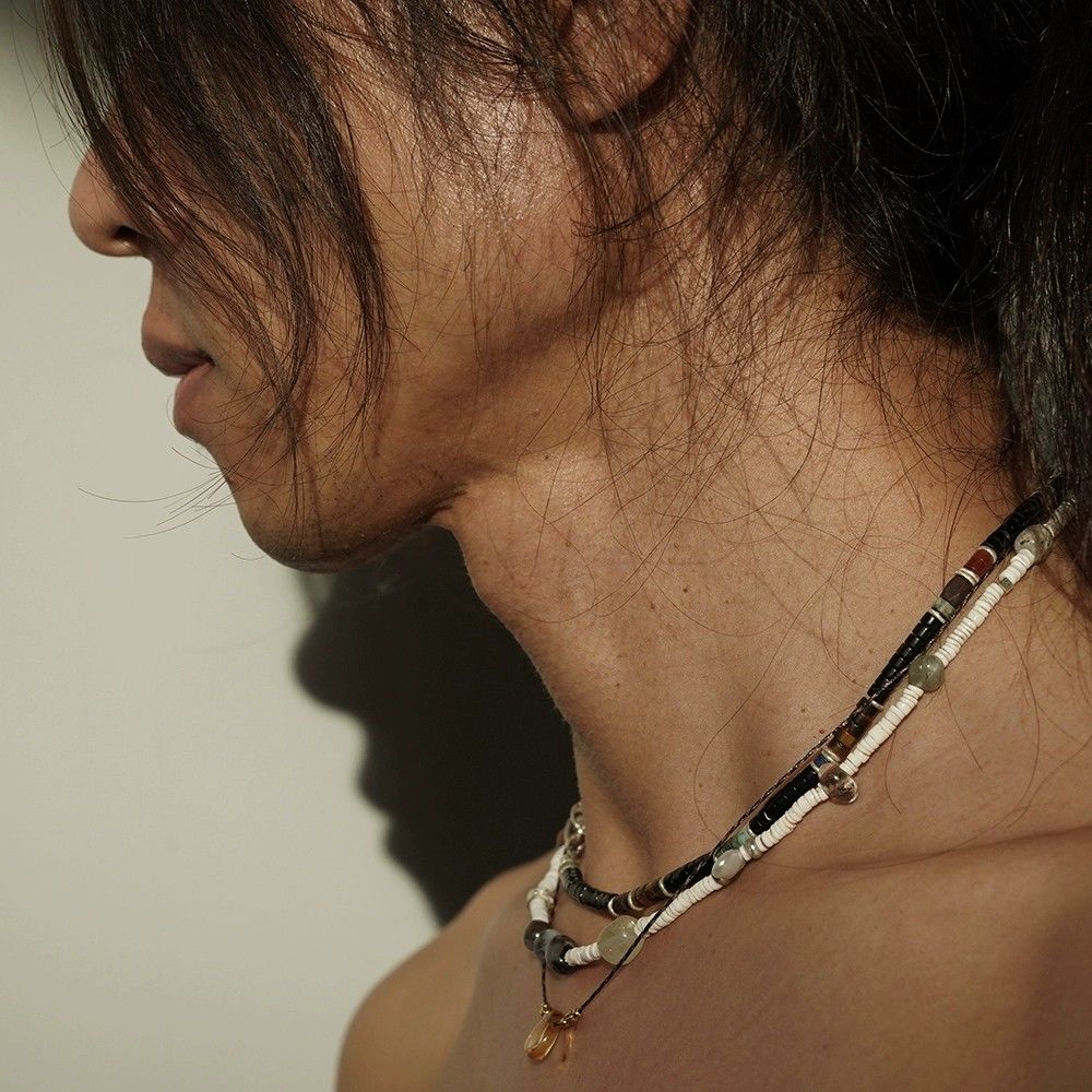 Five Elements Matte Silver Tiger's Eye Necklace - Fusion of Eastern Energy and Modern Aesthetics