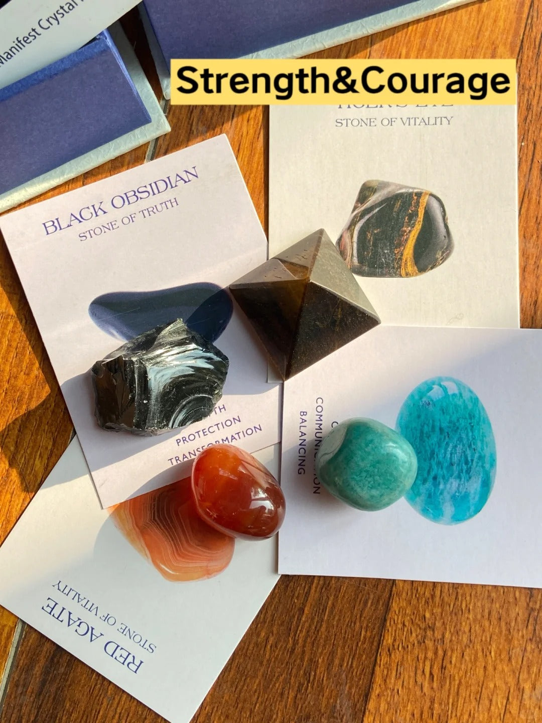 Crystal Raw Stone Energy set