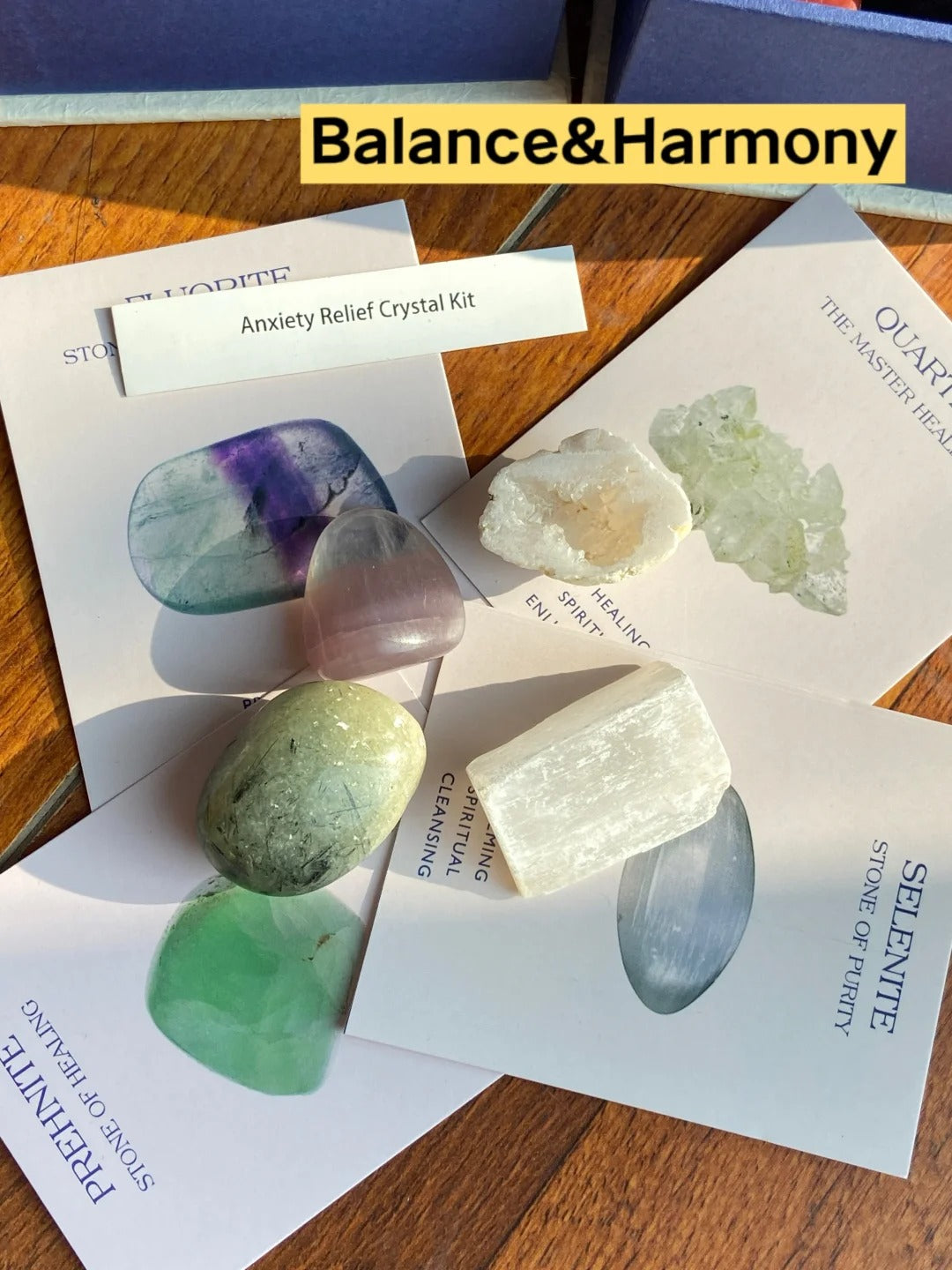 Crystal Raw Stone Energy set