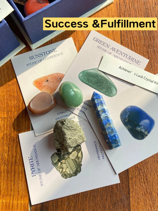 Crystal Raw Stone Energy set