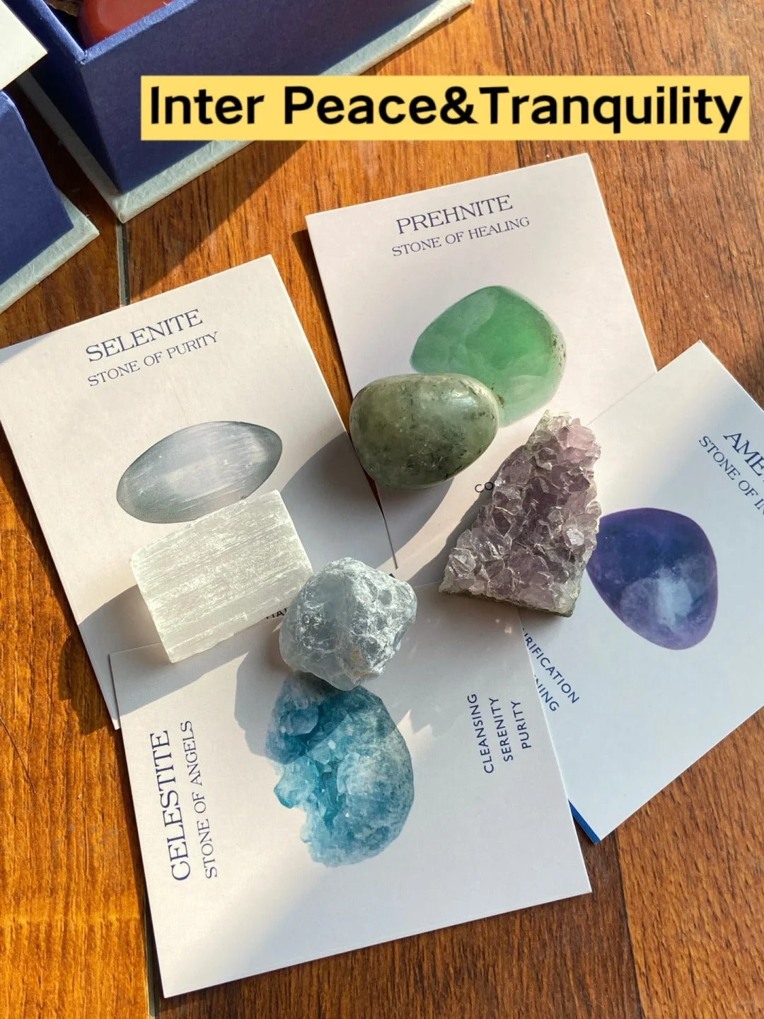 Crystal Raw Stone Energy set