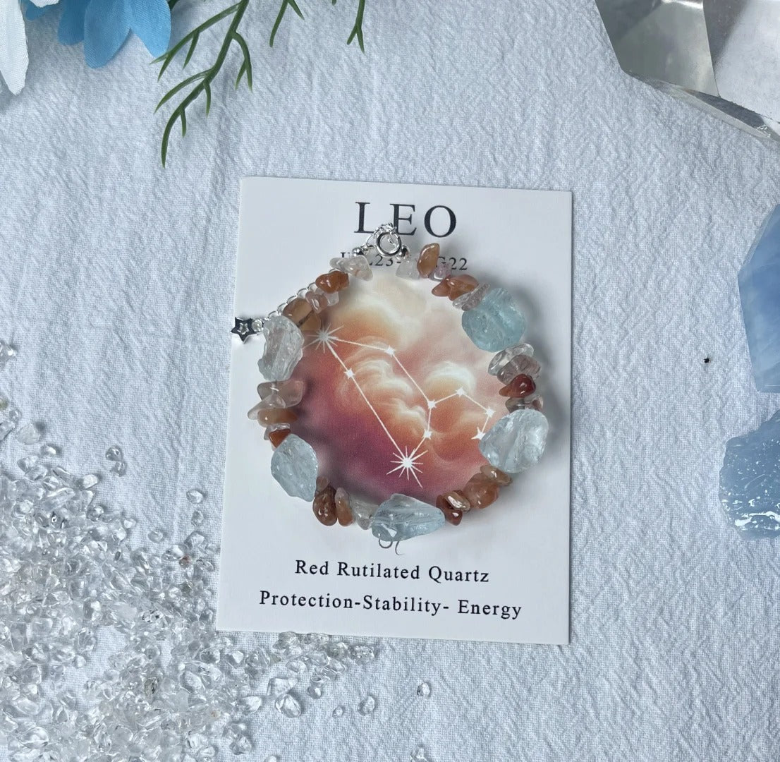 Unlock Your Cosmic Energy: 12 Zodiac Crystal Bracelets Collection
