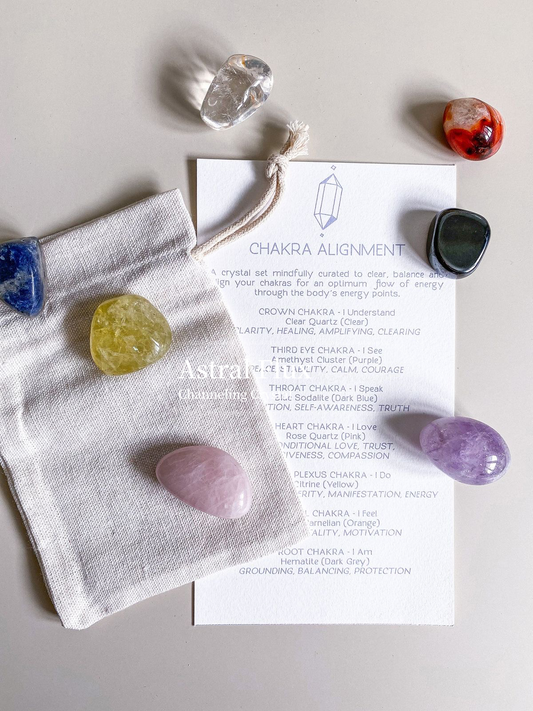 Seven Chakra Energy Healing Crystal Set