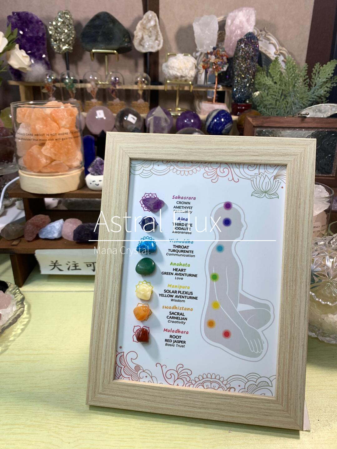 High frequency energy crystal frame