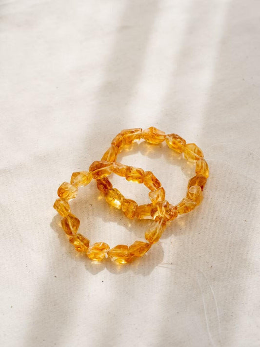 Brazilian citrine random bracelet
