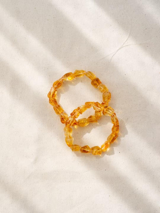Brazilian citrine random bracelet